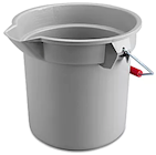 BUCKET, RUBBERMAID, WIDE POUR SPOUT, 14-QUART, GRAY, 1/CT THUMBNAIL